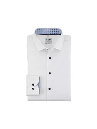 OLYMP LEVEL FIVE | Chemise Body Fit | weiss